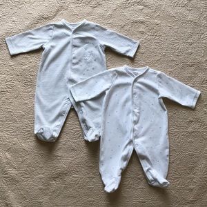 Little Me Set of Two Footie Pajamas— NWOT